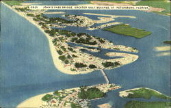 John's Pass Bridge, GB25, Greater Gulf Beaches Postcard