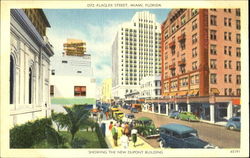 Flagler Street Miami, FL Postcard Postcard
