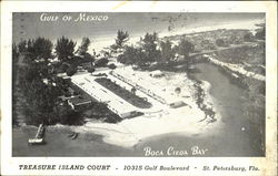 Gulf Of Mexico, 10315 Gulf Boulevard, Treasure Island St. Petersburg, FL Postcard Postcard