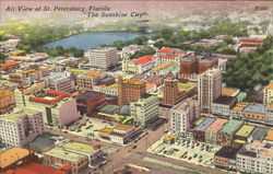 Air View Of St. Petersburg Postcard