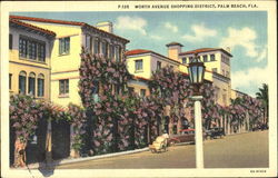 Worth Avenue Shopping District Palm Beach, FL Postcard Postcard