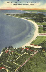 Snow White Sands On The Gulf Of Mexico, Crescent Beach Postcard