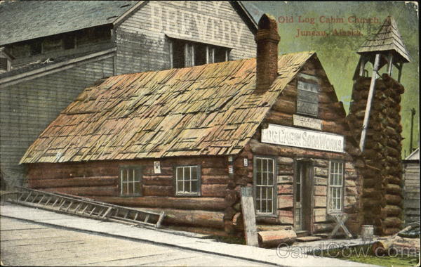 Old Log Cabin Church Juneau Alaska