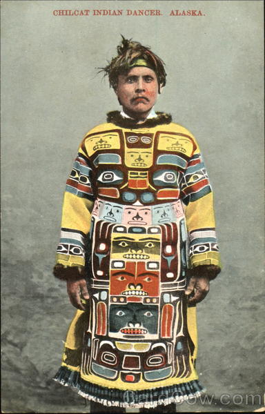 Chilcat Indian Dancer Alaska Native Americana