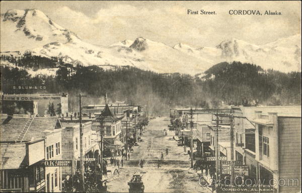 First Street Cordova Alaska