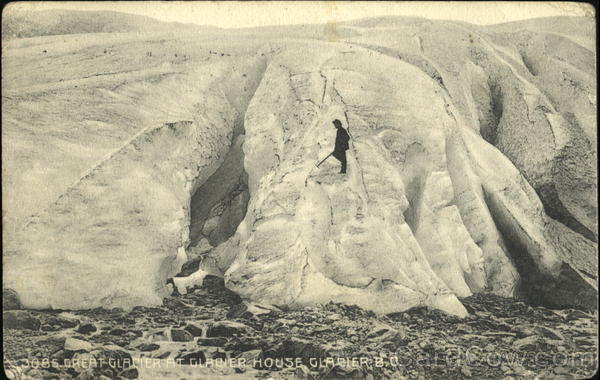 Great Glacier At Glacier House BC Canada British Columbia