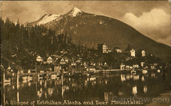 A Glimpse Of Ketchikan Alaska And Deer Mountain