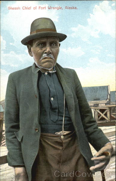 Siwash Chief Of Fort Warngell Wrangell Alaska