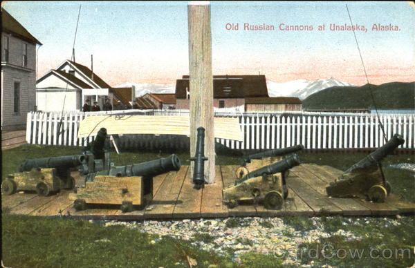 Old Russian Cannons Unalaska