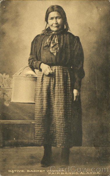 Native Basket Vender Fairbanks Alaska