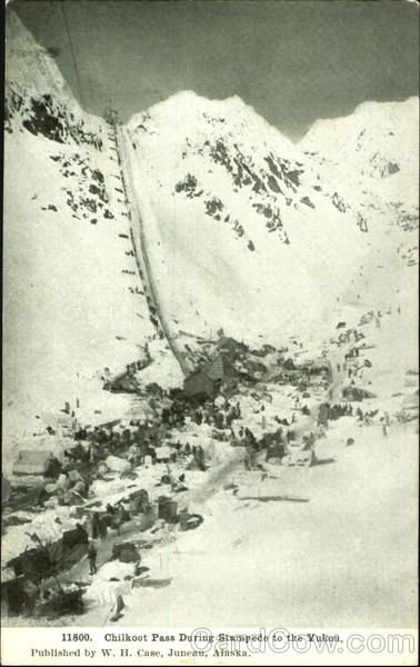 Chilkoot Pass During Stampede To The Yukon Scenic Alaska