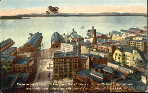 View Of Water Front Seattle Washington