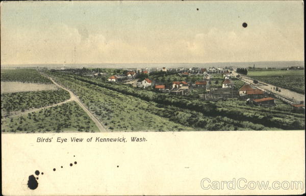 Bird's Eye View Of Kennewick Washington