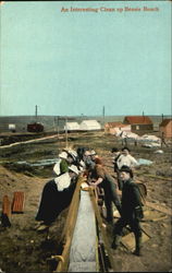 An Interesting Clean Up Bessie Bench Gold Rush Postcard