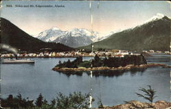 Sitka And Mt. Edgecumbe Postcard