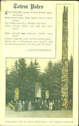 Totem Poles Postcard
