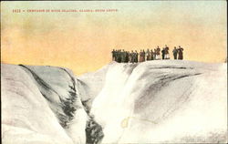 Crevasse In Muir Glacier Scenic, AK Postcard Postcard