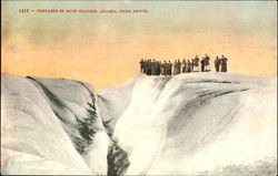 Crevasse In Muir Glacier Postcard