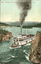 Steamer White Horse Postcard