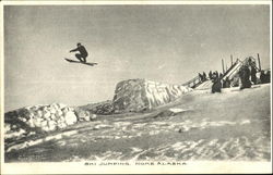 Ski Jumping Postcard