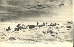 Freighting Goods From S. S. Corwin Postcard