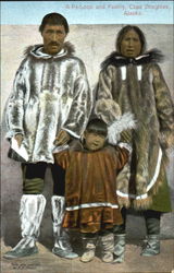 A-Pa-Look And Family Postcard