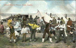 Eskimo Salmon Dance Nook Postcard