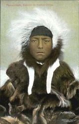 Menadelook Eskimo In Native Dress Native Americana Postcard Postcard