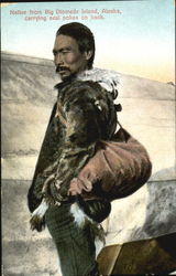 Native From Big Diomede Island Postcard