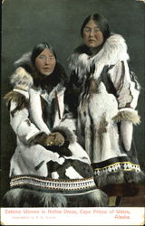 Eskimo Women In Native Dress Postcard