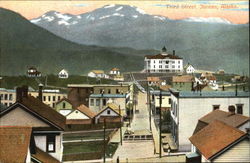 Third Street Juneau, AK Postcard Postcard