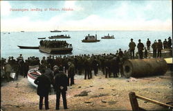 Passengers Landing At Nome Postcard
