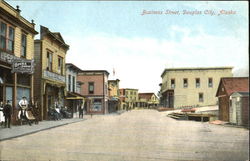 Business Street Douglas, AK Postcard Postcard