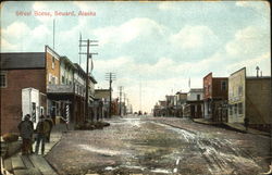 Street Scene Seward, AK Postcard Postcard