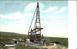 Mining Drill Postcard