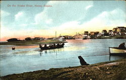 On The Snake River Nome, AK Postcard 