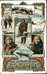 Living Races Of The World Eskimos Postcard