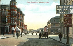 Water Street - Long Distance Telephone Port Townsend, WA Postcard Postcard