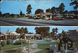 Mansion - Park Motor Lodge, U. S. 301, 15A, 15 at Junction S. C. 6 - And Santee Interchange I-95 Postcard