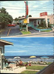 Villa Mar Motel, 2011 S Atlantic Ave Postcard