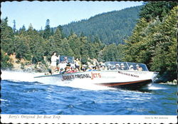 Jerry's Original Jet Boat Trip Gold Beach, OR Postcard Postcard