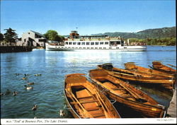 M.V. Teal At Bowness Pier Postcard