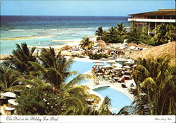The Pool At The Holiday Inn Hotel Postcard