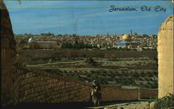 Jerusalem Old City Postcard