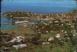 Looking At St. George's From The Hilltop Postcard