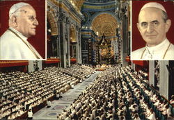 Concilio Ecumenico, S. Pietro Religious Postcard Postcard