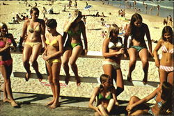Australian Bikini Girls Postcard