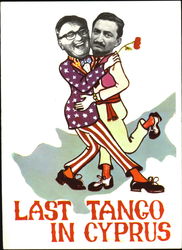 Last Tango In Cyprus Dancing Postcard Postcard