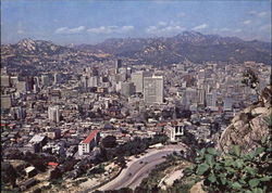 A View Of Seoul Metropolitan Postcard