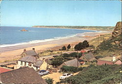 St. Ouen's Bay Jersey, England Postcard Postcard